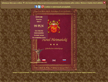 Tablet Screenshot of hetmanski.pl